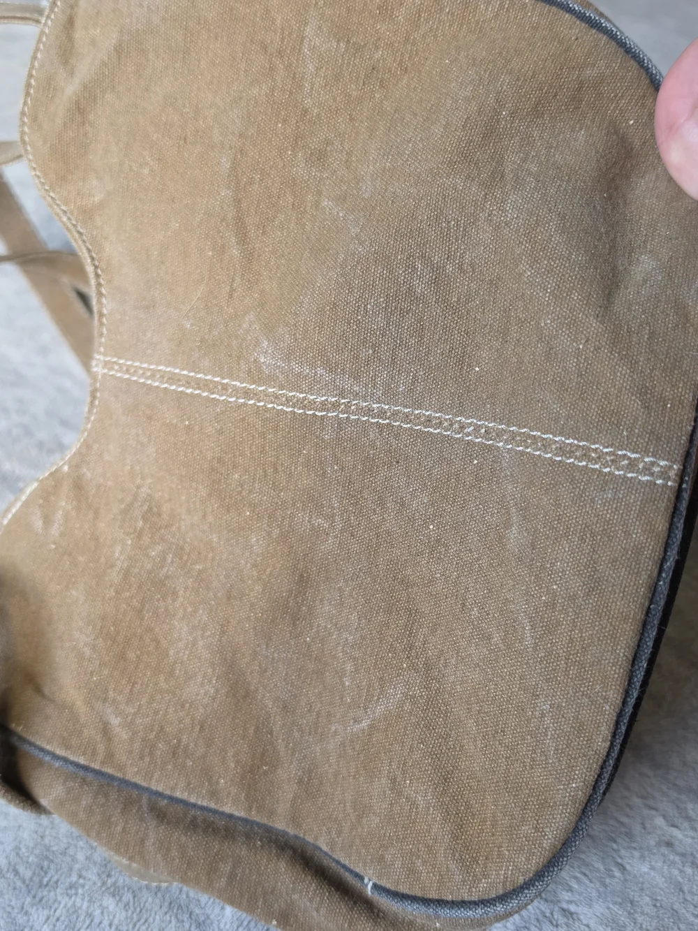 Mona B Phoebe Crossbody brown canvas